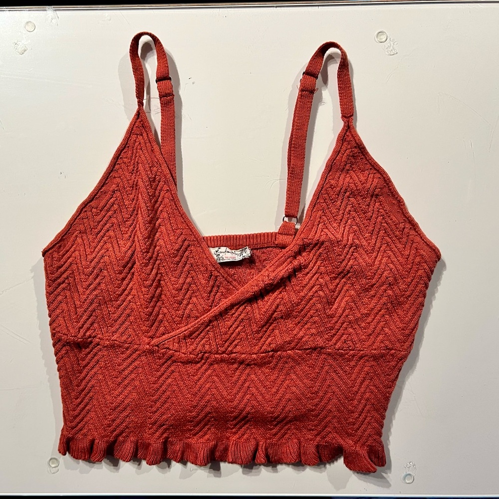 Free People Like You Do Swit Crop Top XS